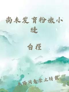 尚未发育粉嫩小缝