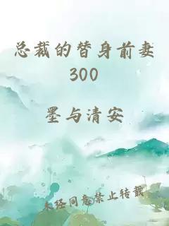 总裁的替身前妻300