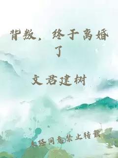 背叛，终于离婚了