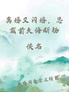 离婚又闪婚，总裁前夫悔断肠