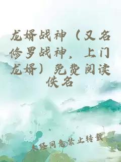 龙婿战神（又名修罗战神，上门龙婿）免费阅读