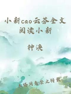 小新cao云芬全文阅读小新